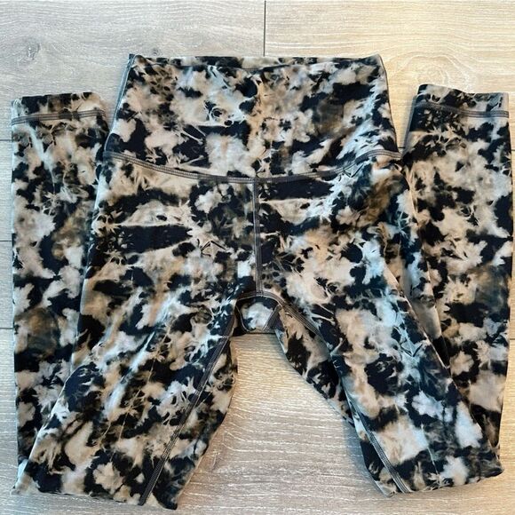 WUNDER TRAIN HIGH-RISE TIGHT 25” | Dispersed Light Raw Linen Multi - Picture 7 of 10